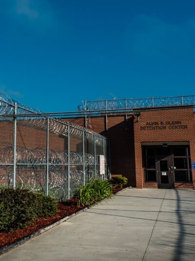 Outside of Alvin S. Glenn Detention Center