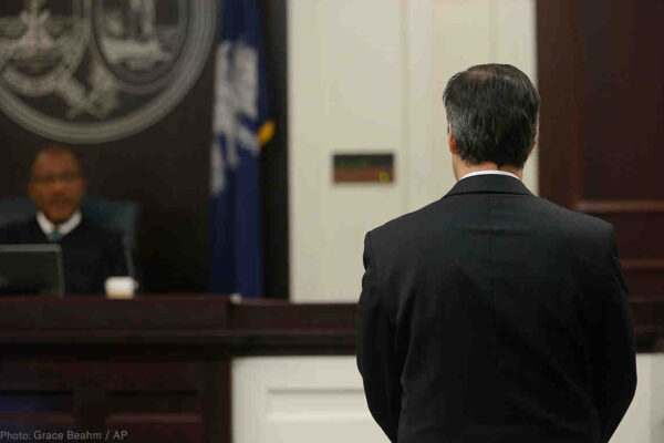 Michael Slager before judge