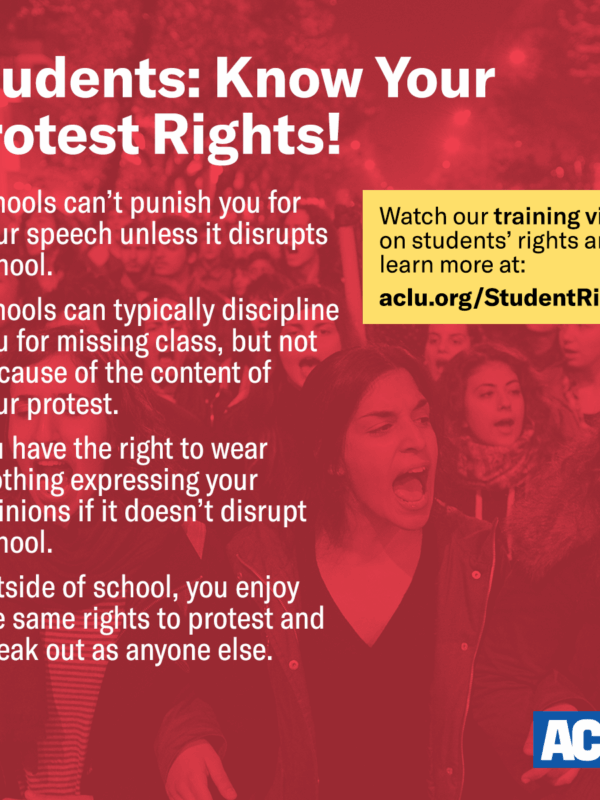 Students Protest Rights