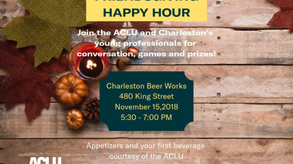 Friendsgiving Happy Hour Poster