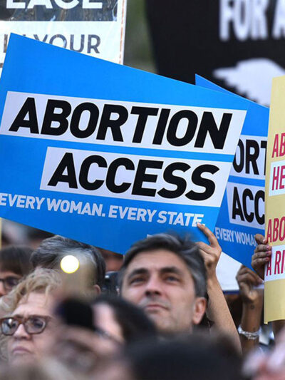 Abortion rights protesters