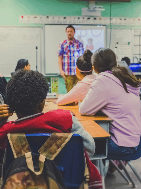 students in classroom