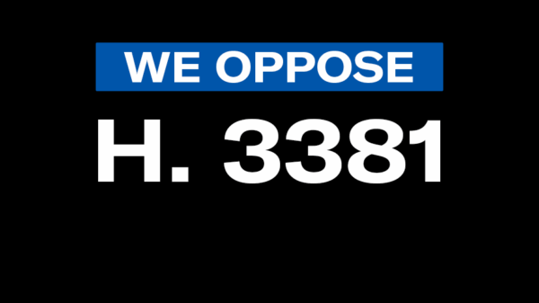 We Oppose H. 3381