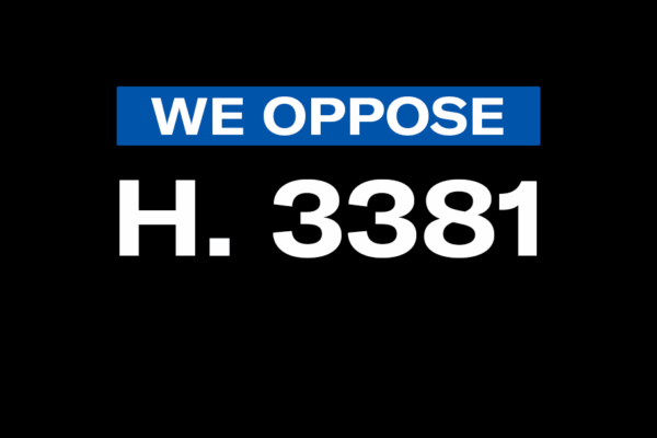 We Oppose H. 3381