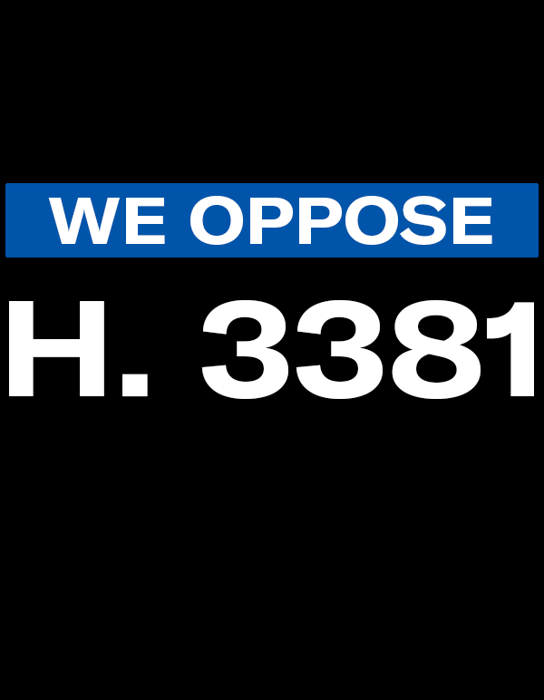 We Oppose H. 3381