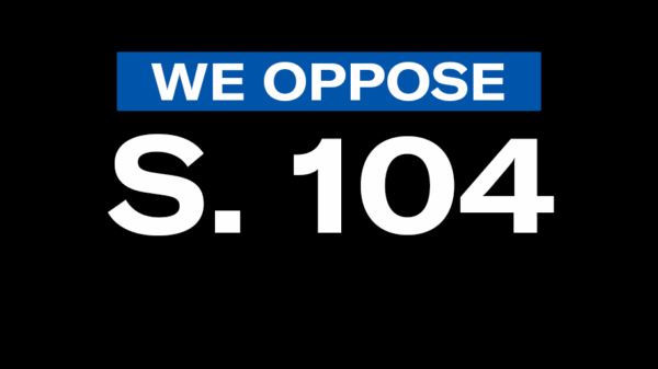 We Oppose S. 104