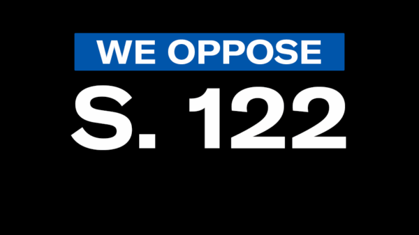 We Oppose S. 122