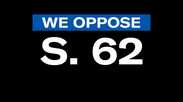 We Oppose S. 62
