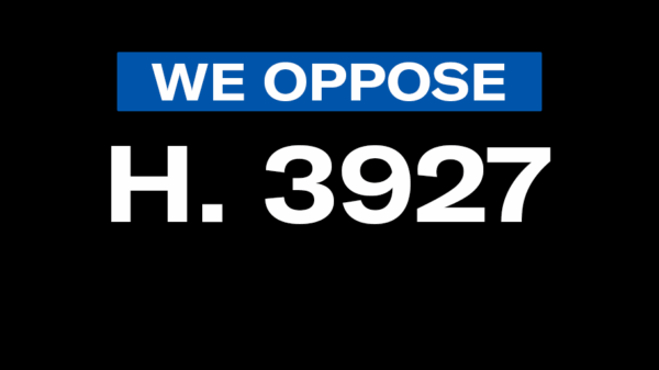 We Oppose H. 3927