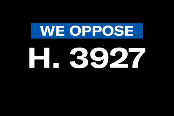 We Oppose H. 3927