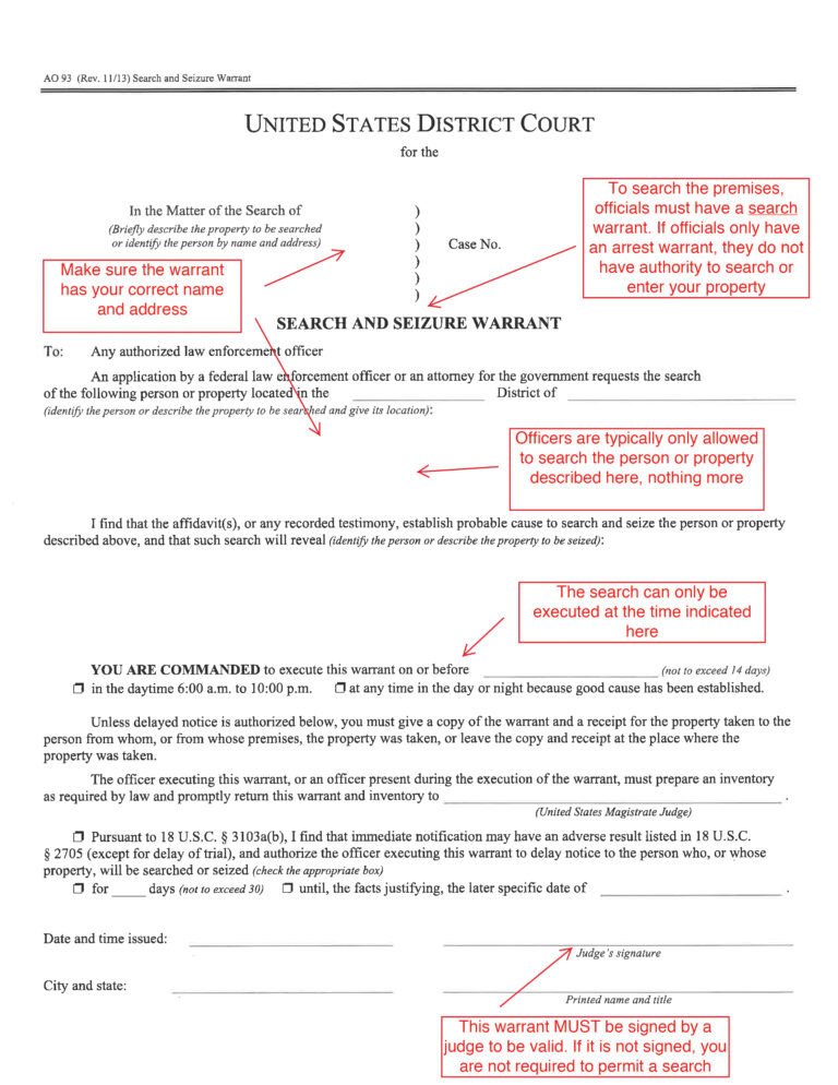 Immigration Enforcement: Administrative vs. Judicial Warrants - ACLU of ...