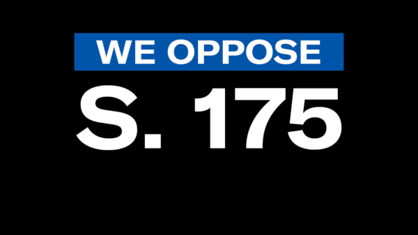 "We oppose S. 175"