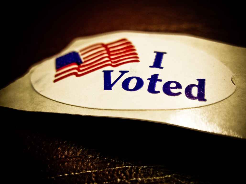 I Voted Sticker