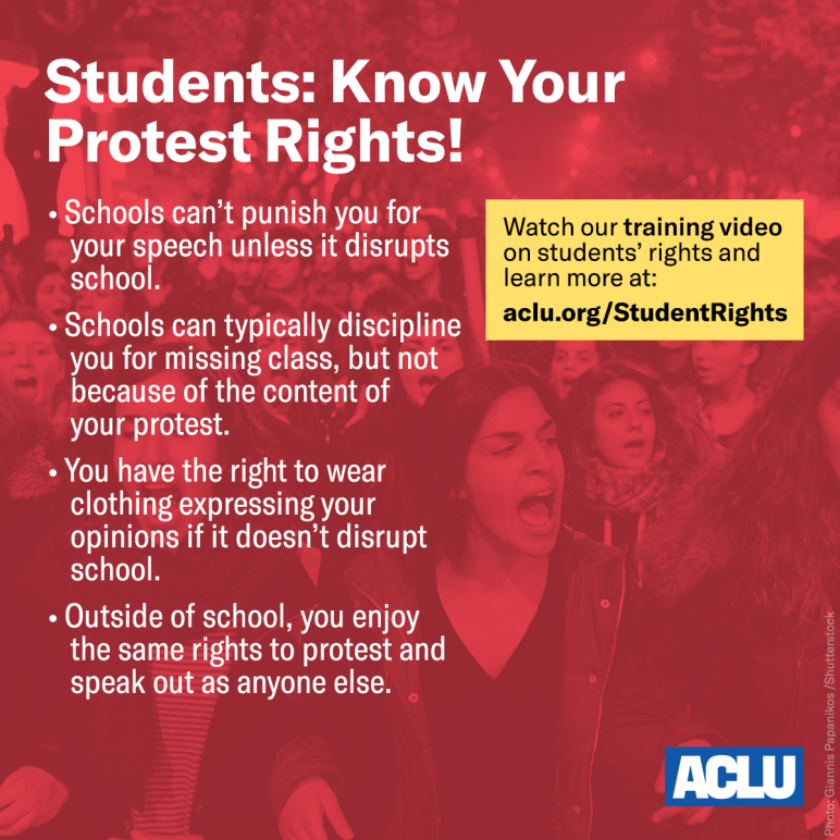 Students Protest Rights