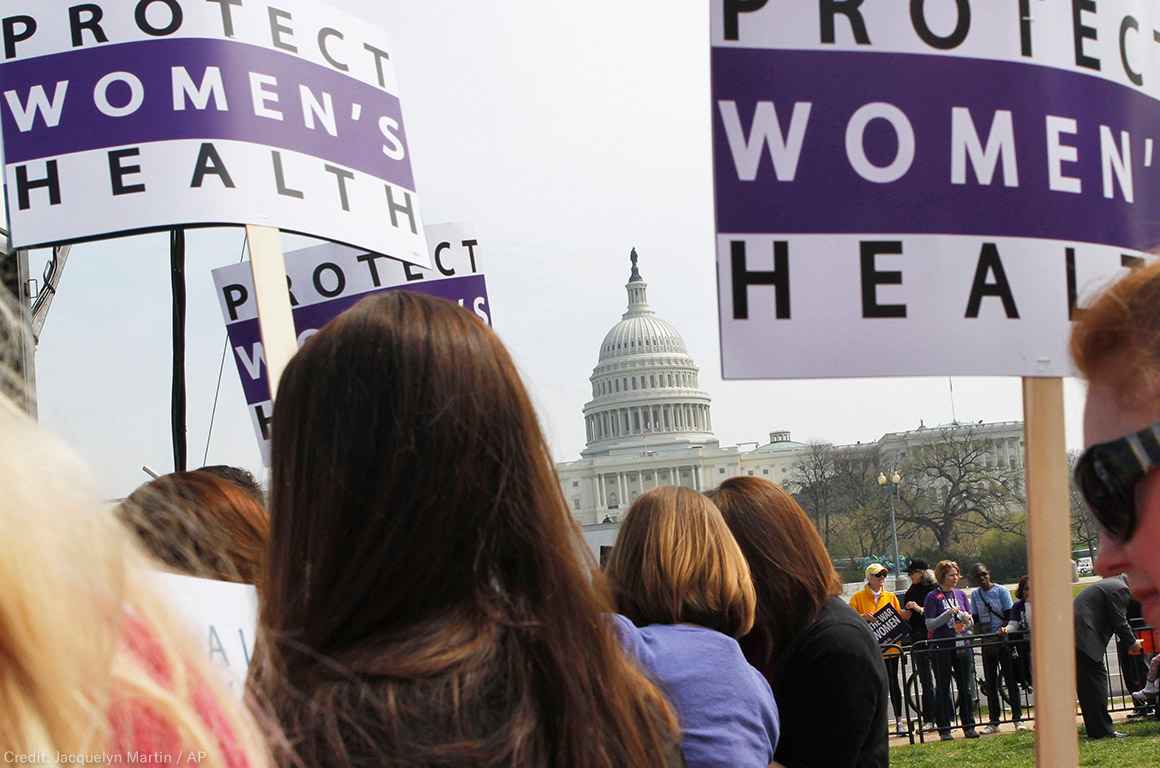 Protect Women&#039;s Health Demonstration at Capitol