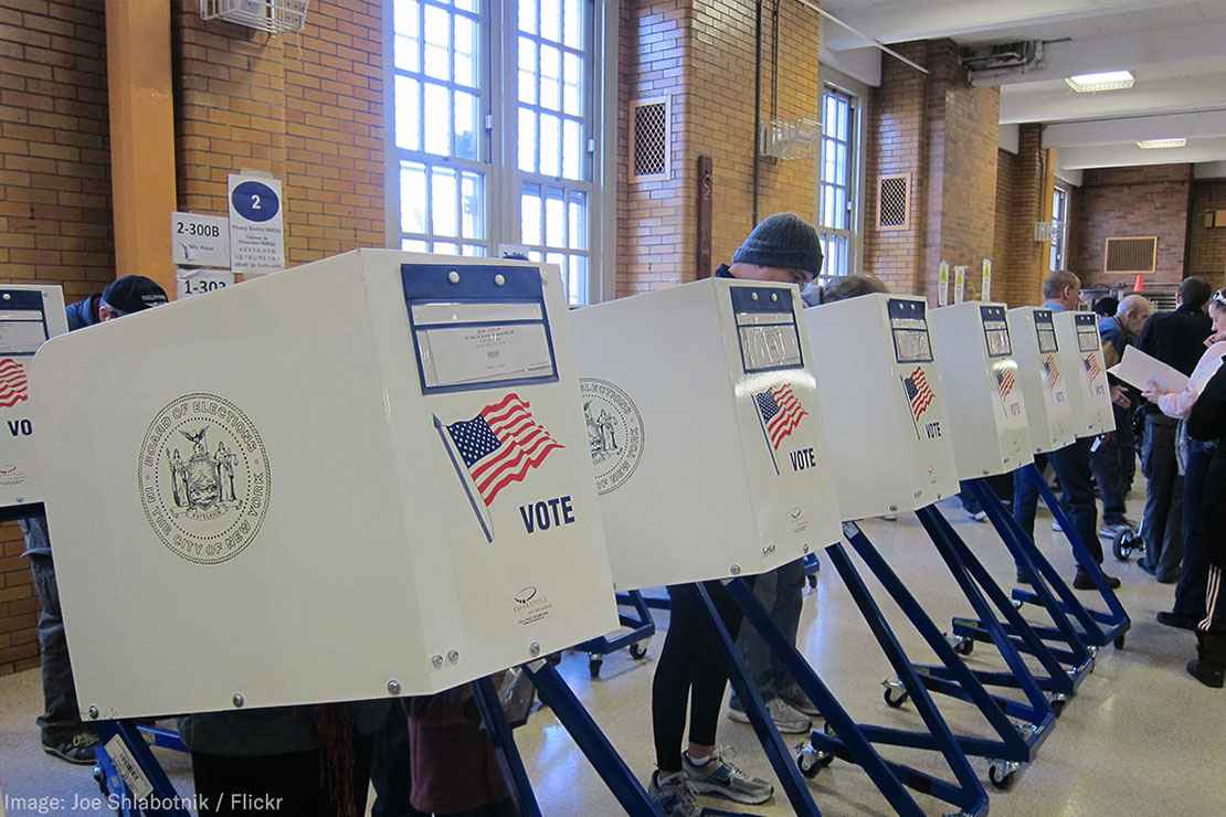 Voting booths