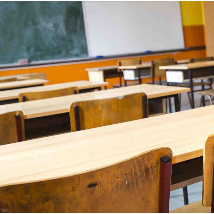 empty classroom