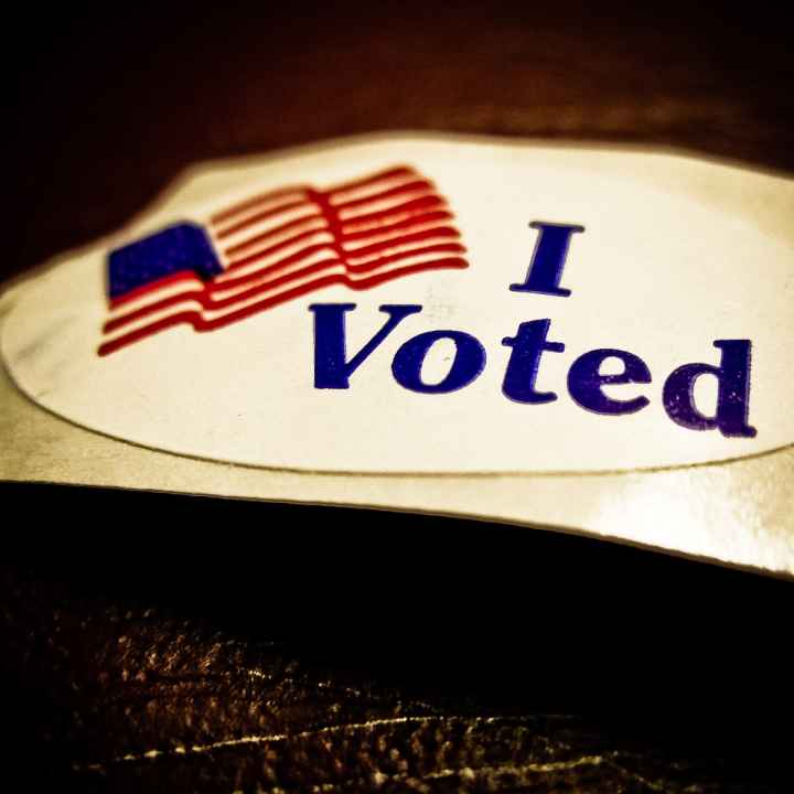 I Voted Sticker